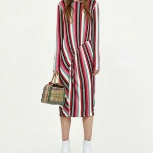 ZARA WB COLLECTION LARGE MIDI MAXI RIBBED DRESS